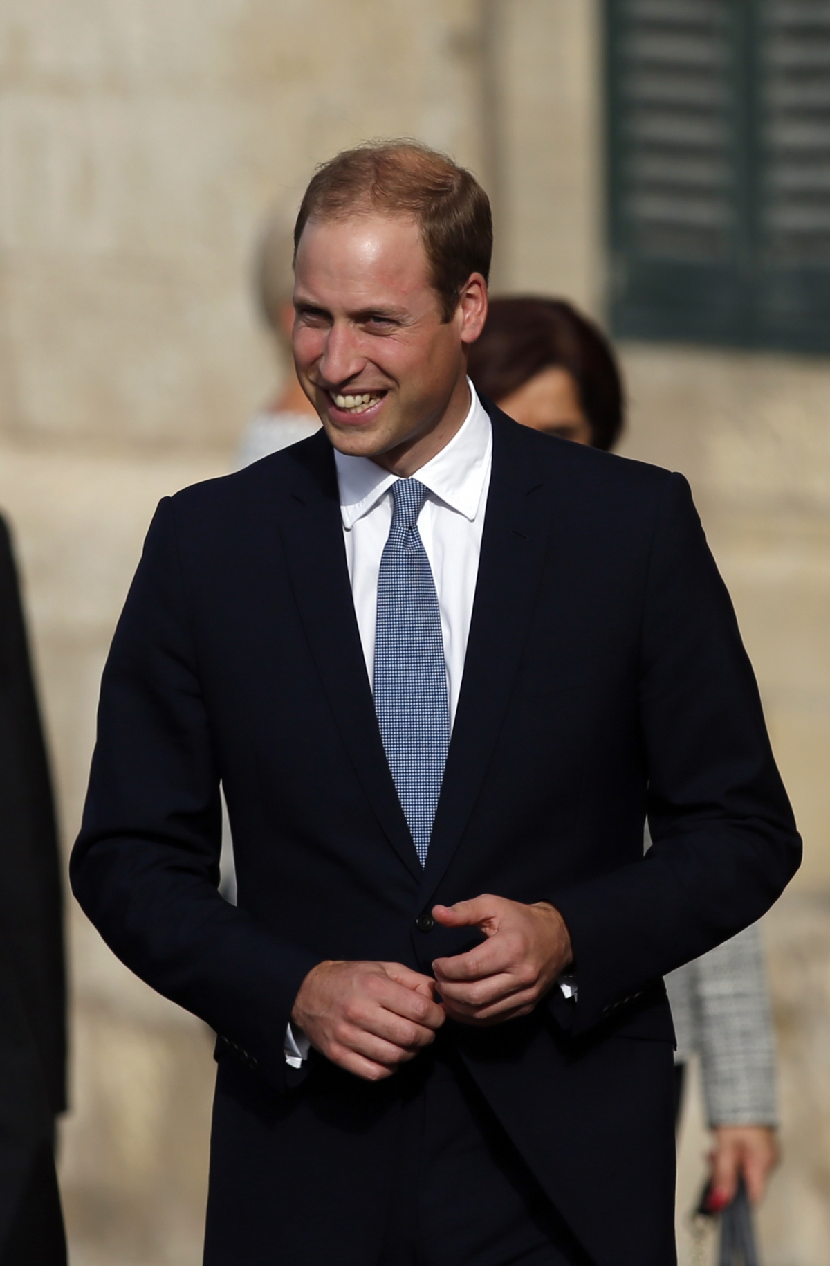 Prince William Apologises to Crowd for his Pregnant Wife's Absence in Malta
