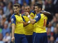 Aaron Ramsey Kieran Gibbs Danny Welbeck Mesut Ozil