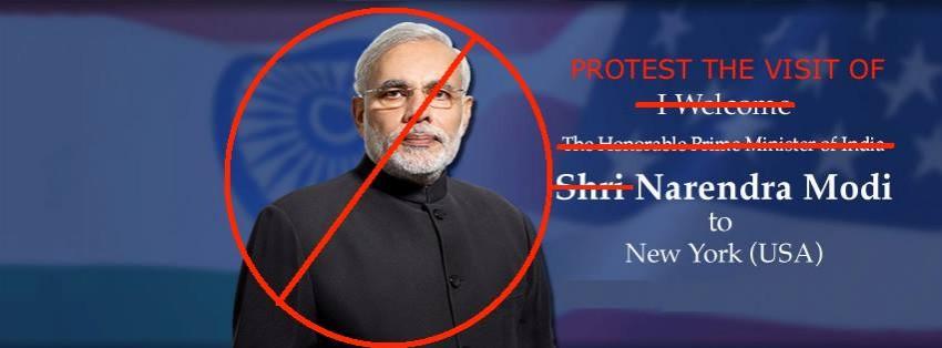 Alliance for Justice and Accountability has called for protest against Narendra Modi during his US visit late in September. Narendra Modi