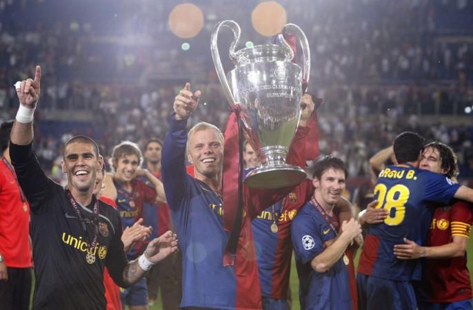 Gudjohnsen (second from left) is currently a free agent, and is said to be in talks with FC Pune City. gudjohnsen