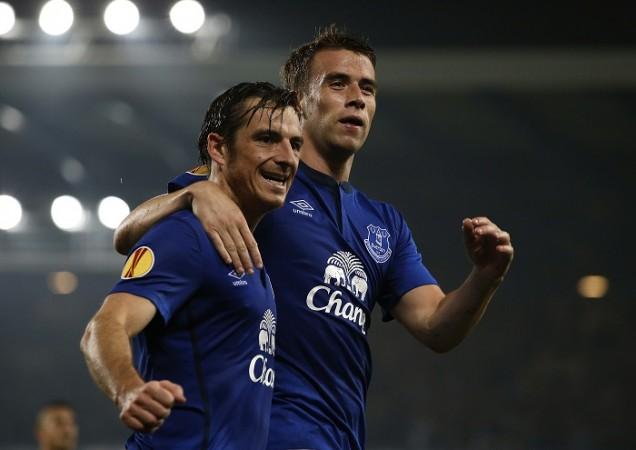 Everton are desperate to ignite their English Premier League campaign Everton Seamus Coleman Leighton Baines