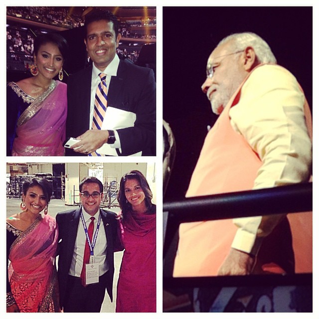 Hari Srinivasan and Nina Davaluri