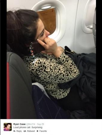 Ryan Case's drunken co-passenger Nadia Nadia