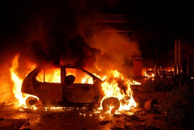 Burning Car