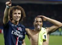 PSG David Luiz Lucas Moura