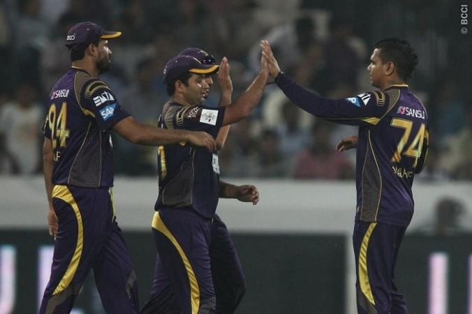 Sunil Narine Piyush Chawla Yusuf Pathan KKR