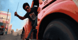 Chennai Express action scene Chennai Express action scene