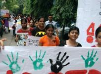 Students of Jadavpur University participate in a protest rally (file photo)