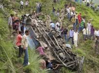 Bus Falls into Gorge