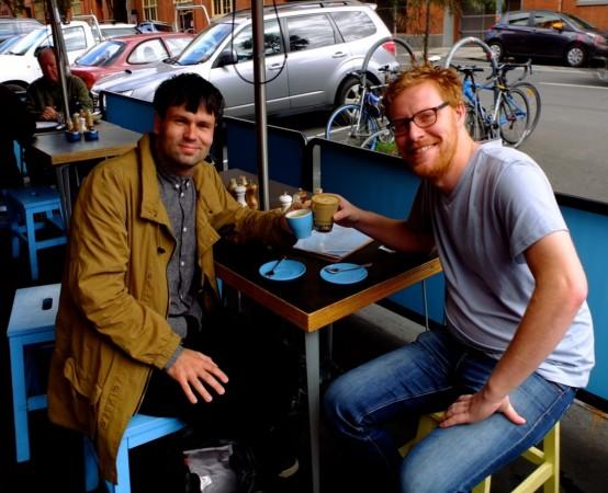 First coffee date with Kris Schroeder first coffee date