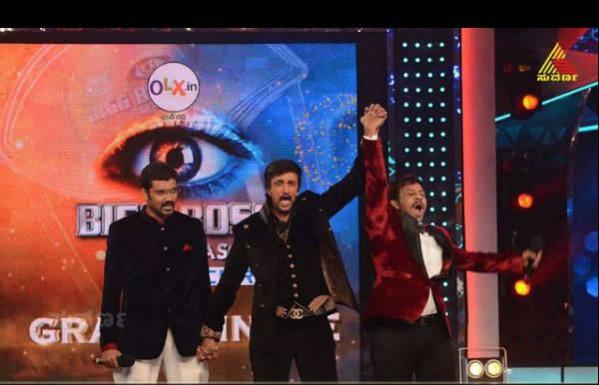 The winning moment. Bigg Boss Winner