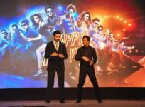 Shah Rukh Khan WIth Abhishek Bachchan In Chennai