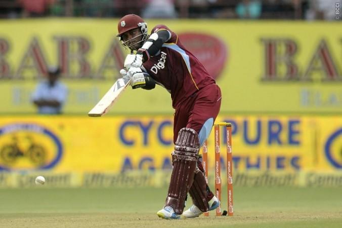 Marlon Samuels was in the mood for the West Indies in the first ODI against India Marlon Samuels West Indies