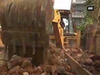Building collapse.