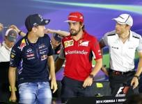 Vettel Red Bull Alonso Ferrari Button McLaren