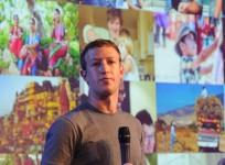 Mark Zuckerberg in New Delhi, India