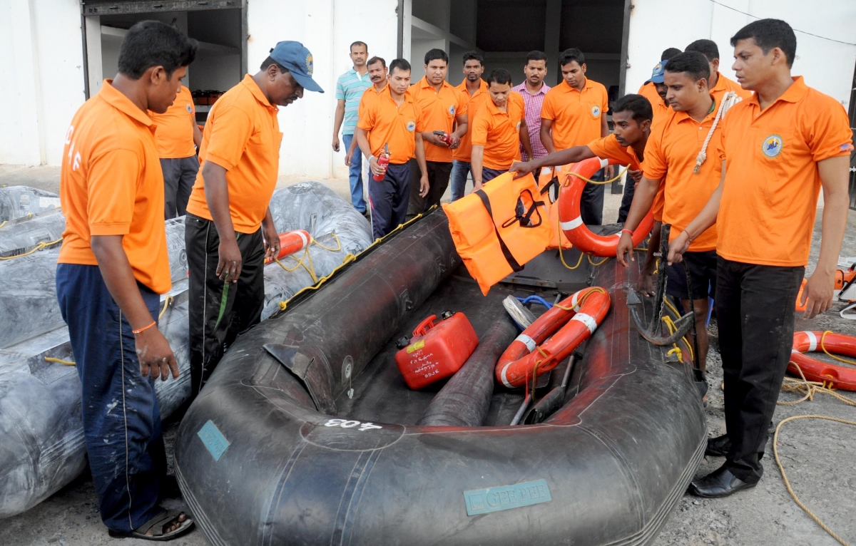 Disaster response forces prepare ahead of landfall in Odisha cyclone hudhud