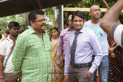KS Ravikumar with Santhanam