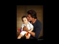 Shah Rukh Khan and AbRam Khan