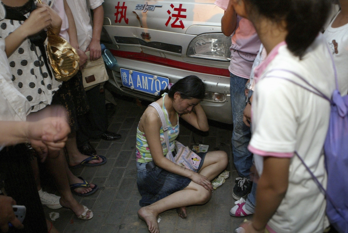 Chinese mistress stripped