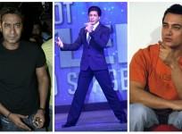 Ajay Devgn, Shah Rukh Khan, Aamir Khan