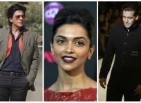 Shah Rukh Khan, Deepika Padukone, Salman Khan