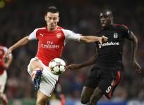Laurent Koscielny Arsenal Demba Ba Besiktas