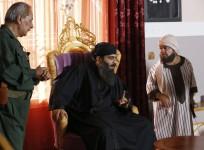 Actors on the set of the Iraqi sitcom