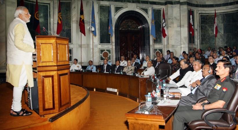 PM Modi meets top military officers at Combined Commanders' Conference