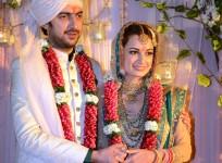 Dia Mirza Weds Long-Time Beau Sahil Sangha, Looks Splendid in Ritu Kumar Lehenga