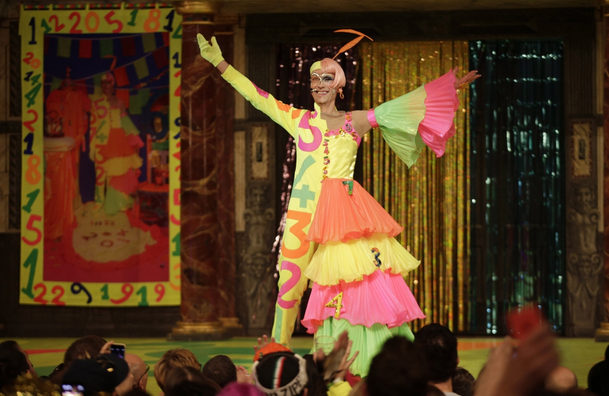 Andrew Logan, founder of the Alternative Miss World, opens the 13th show at Shakespeare's Globe theatre in London on 18 October 2014. Andrew Logan opens the Alternative Miss World show at Shakespeare's Globe theatre in London on 18 October 2014.