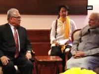 nepal-foreign-minister-meets-modi-to-invite-him-for-saarc-meet