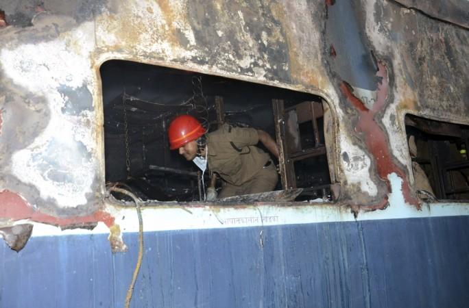 Woman set ablaze