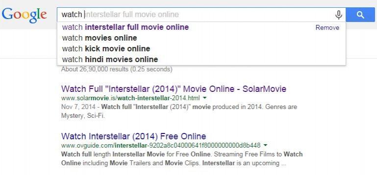 Google search engine algorithm modification has not been applied in India yet Google enhanced search engine