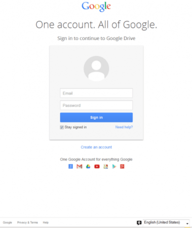 Google Docs phishing login page Google Phishing scam