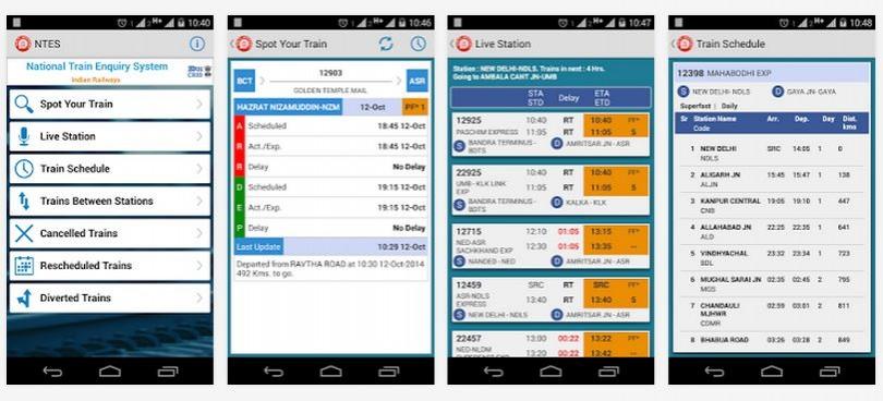 Helps Tracking Real-Time Train Schedule, Delays and more Indian Railways Launches Official NTES Android App; Helps Tracking Real-Time Train Schedule, Delays and more