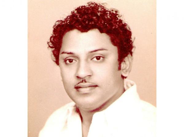 A picture of SS Rajendran. SS Rajendran