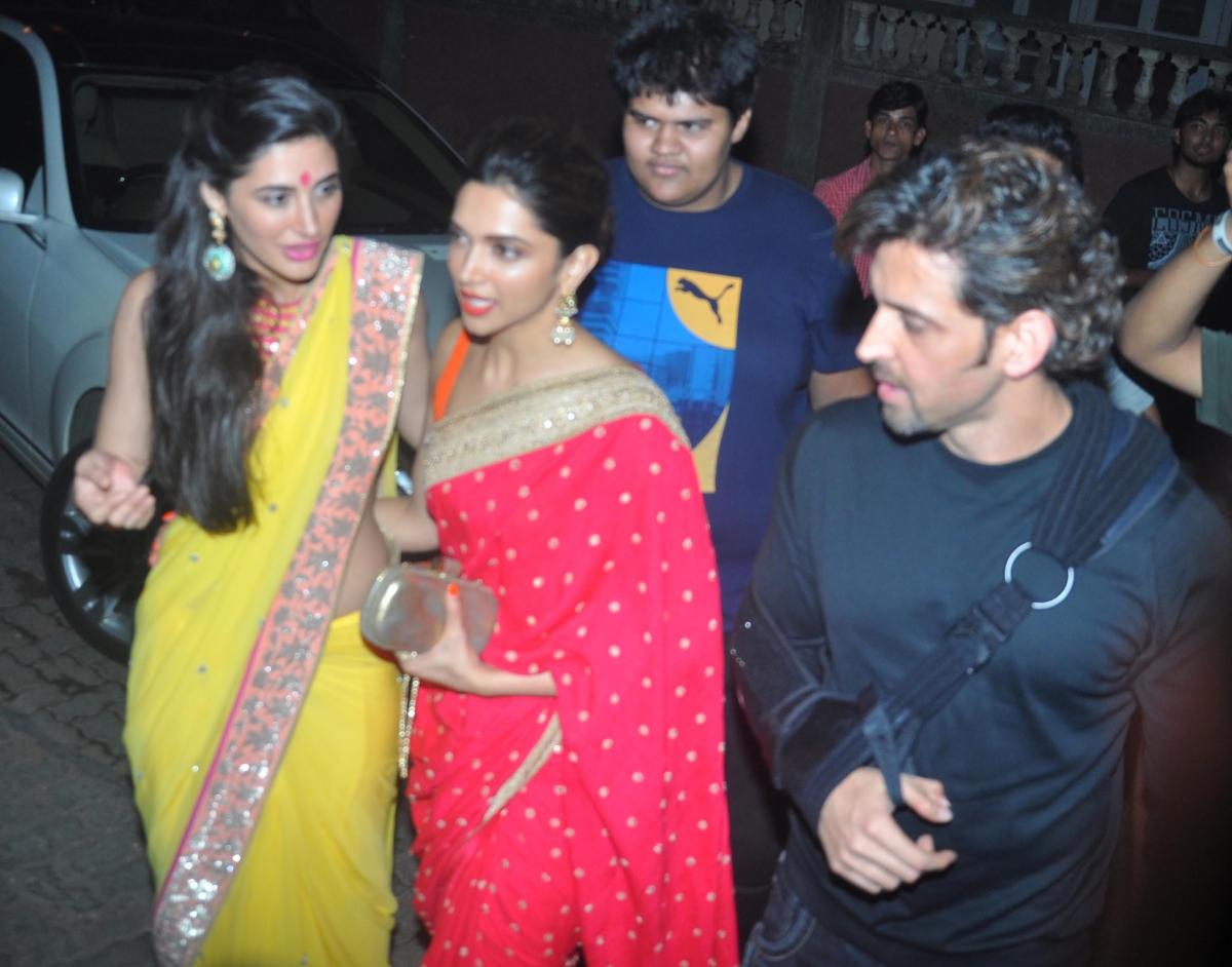 Aamir Khan's Diwali Bash Deepika Padukone and Nargis Fakhri