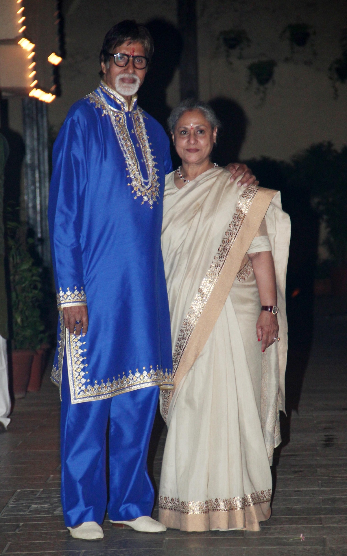 Amitabh and Jaya Bachchan Amitabh Bachchan's Diwali Bash