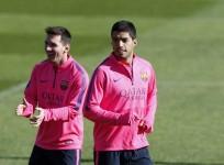 Luis Suarez Barcelona Lionel Messi