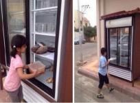 Saudi man installs refrigerator on street fills it with leftover food for the needy