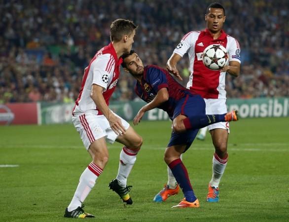 Pedro Rodriguez Barcelona Ajax Niklas Moisander Ricardo van Rhijn