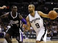 Tony Parker San Antonio Spurs Darren Collison Sacramento Kings