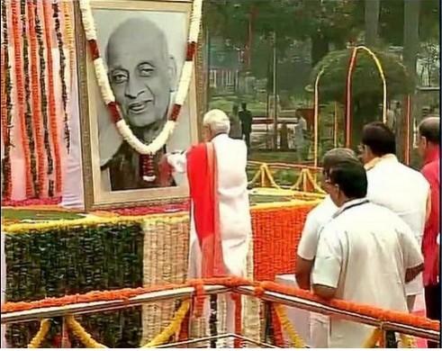 PM Modi pays tribute at Sardar Vallabhbhai Patel in New Delhi Sardar patel