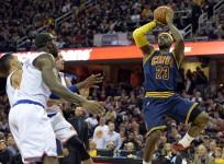 LeBron James Cleveland Cavaliers New York Knicks