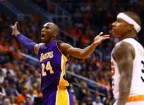 Kobe Bryant LA Lakers Phoenix Suns Isaiah Thomas
