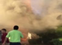 Jesus spotted in California fire