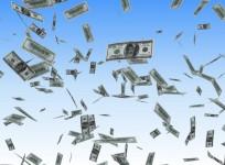 Money rain in Maryland Highway