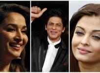 Madhuri Dixit, Shah Rukh Khan, Aishwarya Rai Bachchan