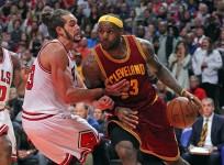 Joakim Noah Chicago Bulls LeBron James Cleveland Cavaliers